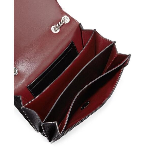 Marc Jacobs Quilted Big Trouble Black Patent Leather Bag Purse - Picture 13 of 14